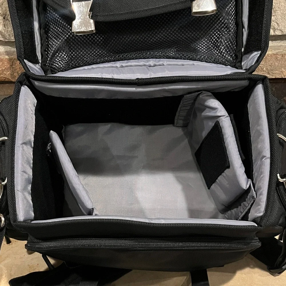Canon Black and Gray Padded Camera Carrying Bag